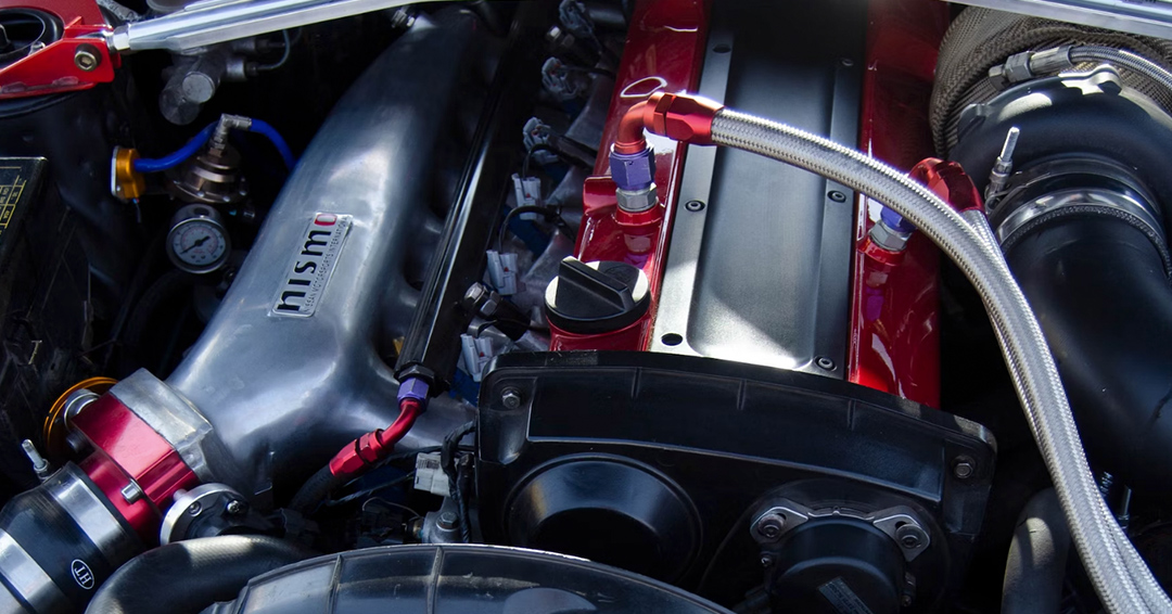 Red Sport Car JDM R34 Nissan